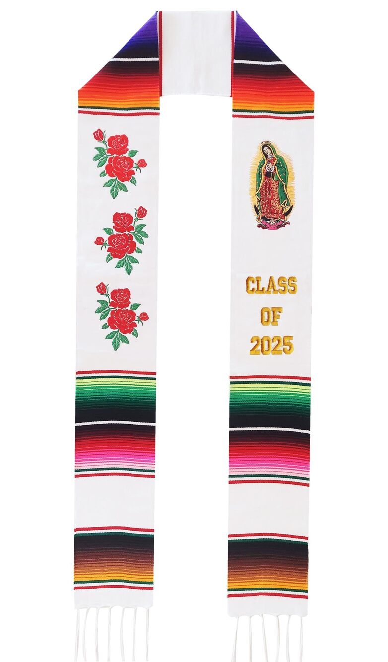 3894 Genuine Serape 100% Authentic Mexican Graduation Sash Class of 2025